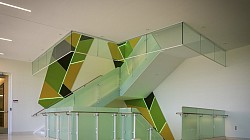 Glass Handrail & Smoke Baffle