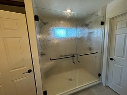 Frameless Double Doors