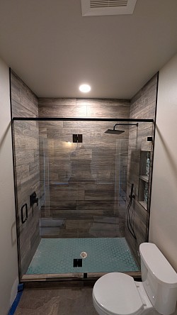 Frameless Shower